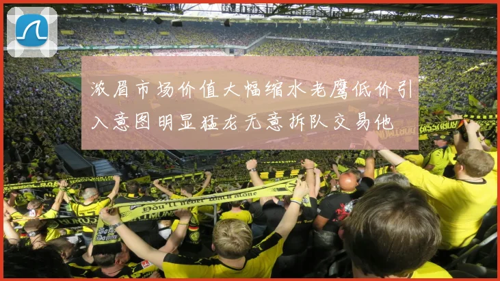 浓眉市场价值大幅缩水老鹰低价引入意图明显猛龙无意拆队交易他